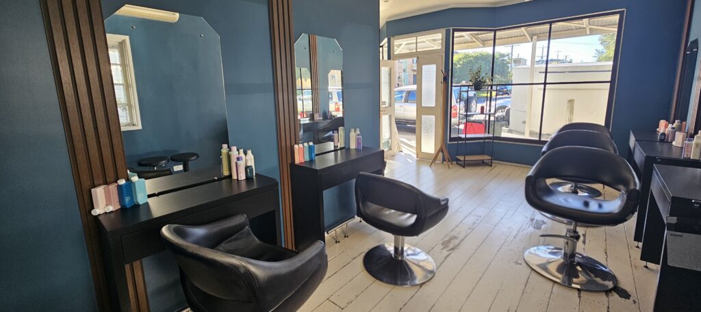 Indie Hair interior – salon chair for rent Windsor